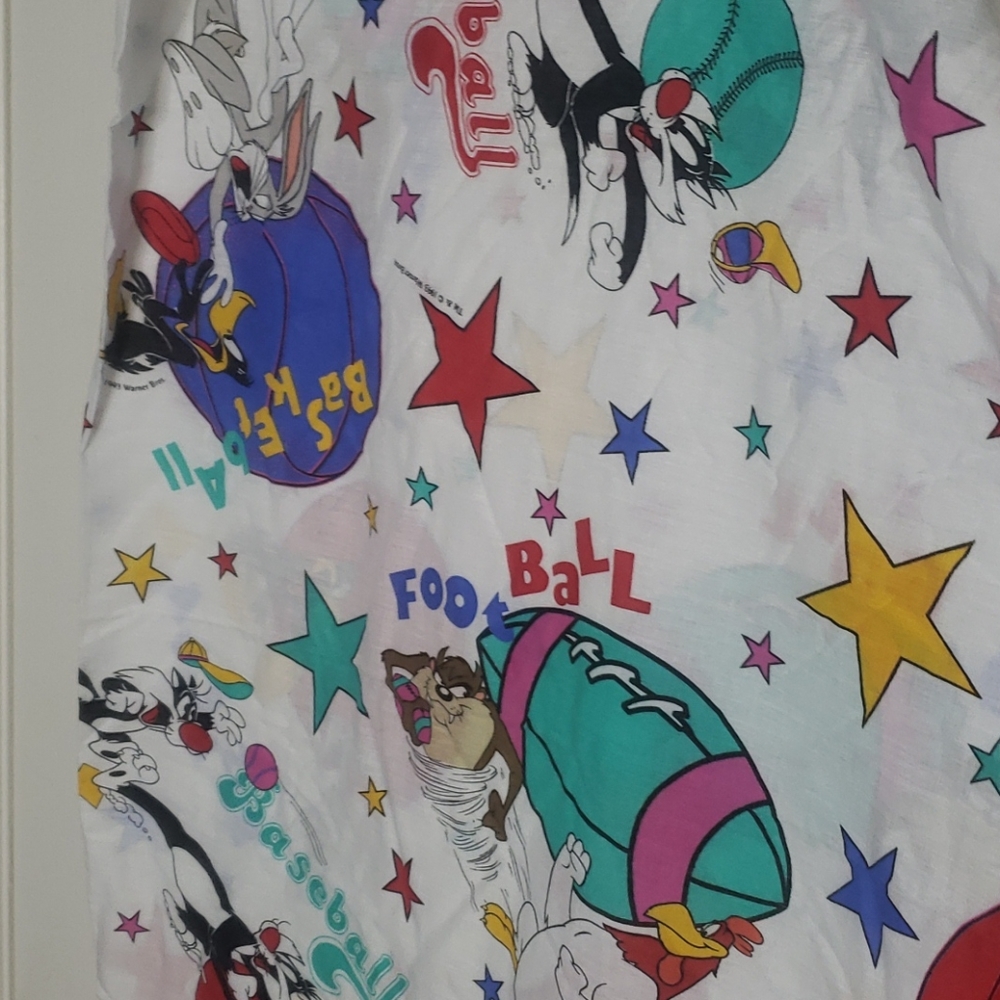 Looney Tunes Vintage Bed Sheets 1993 Sports